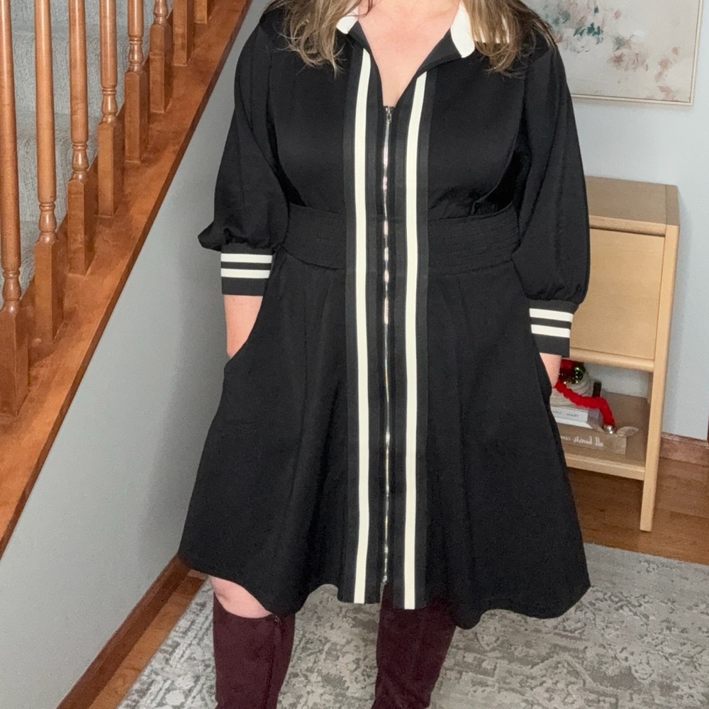 She + Sky Brand New Black and White Women's Dress